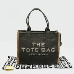 Pre Owned Marc Jacobs Green Canvas Large The Tote Bag