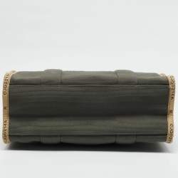 Pre Owned Marc Jacobs Green Canvas Large The Tote Bag