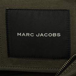 Pre Owned Marc Jacobs Green Canvas Large The Tote Bag