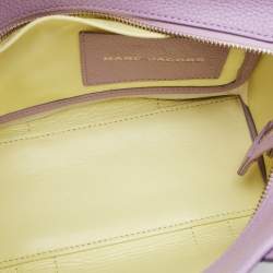 Pre Owned Marc Jacobs Lilac Leather Small The Tote Bag