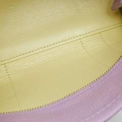 Pre Owned Marc Jacobs Lilac Leather Small The Tote Bag