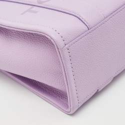 Pre Owned Marc Jacobs Lilac Leather Small The Tote Bag