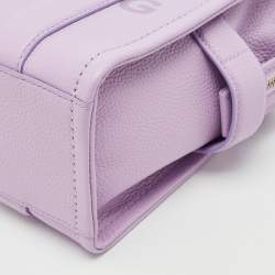 Pre Owned Marc Jacobs Lilac Leather Small The Tote Bag