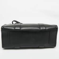 Pre Owned Marc Jacobs Black Leather Large The Tote Bag