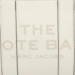مملوكة مسبقًا حقيبة مارك جاكوبس توت جلد أبيض صغيرة