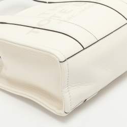 مملوكة مسبقًا حقيبة مارك جاكوبس توت جلد أبيض صغيرة