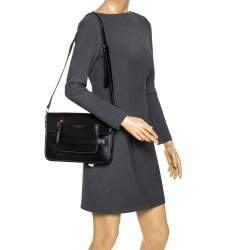 Pre Owned Marc Jacobs Black Leather Large Madison Shoulder Bag