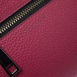 Marc Jacobs Raspberry Leather Small Gotham Crossbody Bag