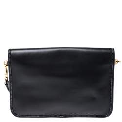 Pre Owned Marc Jacobs Black Leather Large Madison Shoulder Bag