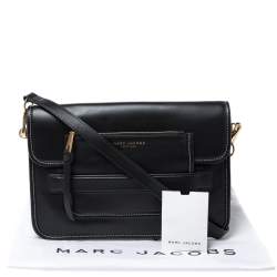 Pre Owned Marc Jacobs Black Leather Large Madison Shoulder Bag