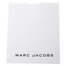 Pre Owned Marc Jacobs Black Leather Zip Around Wallet