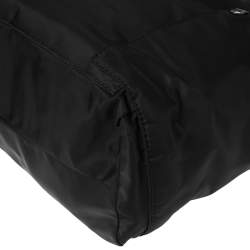 Pre Owned Marc Jacobs Black Nylon and Leather Preppy Nylon Eliz-a-Baby Diaper Bag