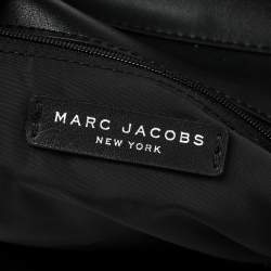 Pre Owned Marc Jacobs Black Nylon and Leather Preppy Nylon Eliz-a-Baby Diaper Bag
