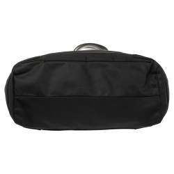 Pre Owned Marc Jacobs Black Nylon and Leather Preppy Nylon Eliz-a-Baby Diaper Bag