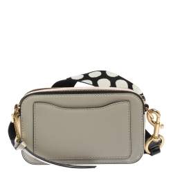 Pre Owned Marc Jacobs Tri Color Leather Snapshot Camera Crossbody Bag
