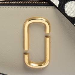 Pre Owned Marc Jacobs Tri Color Leather Snapshot Camera Crossbody Bag