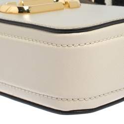 Pre Owned Marc Jacobs Tri Color Leather Snapshot Camera Crossbody Bag