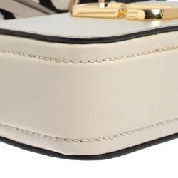 Pre Owned Marc Jacobs Tri Color Leather Snapshot Camera Crossbody Bag