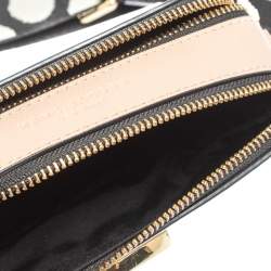 Pre Owned Marc Jacobs Tri Color Leather Snapshot Camera Crossbody Bag