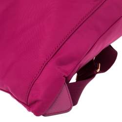Marc Jacobs Magenta Nylon Active Drawstring Backpack 