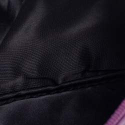 Pre Owned Marc Jacobs Purple Leather Zip Pouch