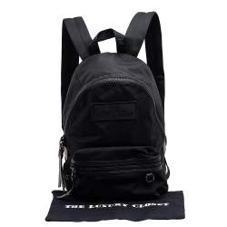 Pre Owned Marc Jacobs Black Nylon And Leather Backpack