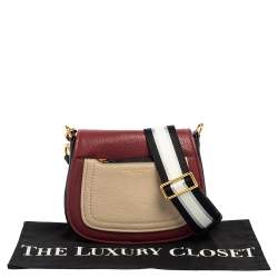 Pre Owned Marc Jacobs Multicolor Leather Empire City Saddle Crossbody Bag