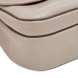 Marc Jacobs Beige Leather Interlock Messenger