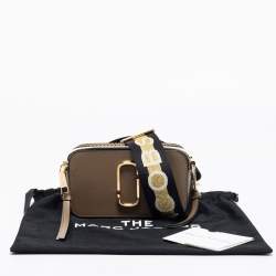 Pre Owned Marc Jacobs Tri Color Leather Snapshot Camera Crossbody Bag