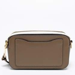 Pre Owned Marc Jacobs Tri Color Leather Snapshot Camera Crossbody Bag