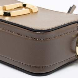 Pre Owned Marc Jacobs Tri Color Leather Snapshot Camera Crossbody Bag