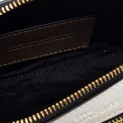 Pre Owned Marc Jacobs Tri Color Leather Snapshot Camera Crossbody Bag