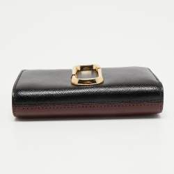 Marc Jacobs Tri Color Leather Snapshot Compact Wallet