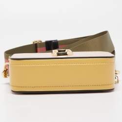 Marc Jacobs Tri Color Leather Snapshot Camera Crossbody Bag