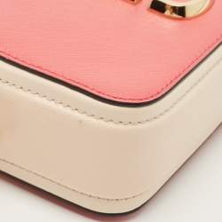 Pre Owned Marc Jacobs Tri Color Leather Snapshot Camera Crossbody Bag