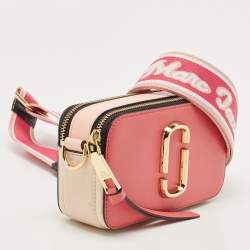 Pre Owned Marc Jacobs Tri Color Leather Snapshot Camera Crossbody Bag