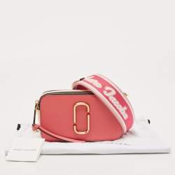 Pre Owned Marc Jacobs Tri Color Leather Snapshot Camera Crossbody Bag