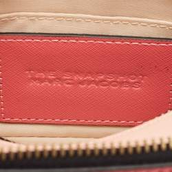 Pre Owned Marc Jacobs Tri Color Leather Snapshot Camera Crossbody Bag