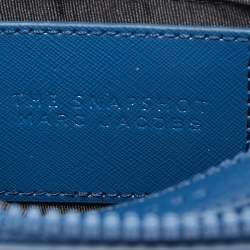 Pre Owned Marc Jacobs Blue Leather Snapshot Camera Crossbody Bag