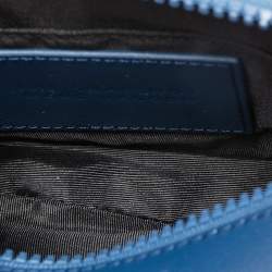 Pre Owned Marc Jacobs Blue Leather Snapshot Camera Crossbody Bag