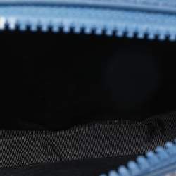 Pre Owned Marc Jacobs Blue Leather Snapshot Camera Crossbody Bag