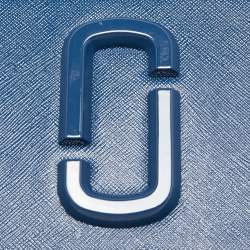 Pre Owned Marc Jacobs Blue Leather Snapshot Camera Crossbody Bag