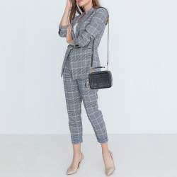 Marc Jacobs Black Leather The Box 20 Top Handle Bag