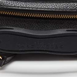 Marc Jacobs Black Leather The Box 20 Top Handle Bag