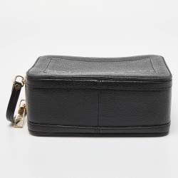 Marc Jacobs Black Leather The Box 20 Top Handle Bag
