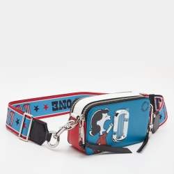 Marc Jacobs x Peanuts Multicolor Leather Snapshot Snoopy Camera Bag