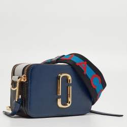 Marc Jacobs Tri Color Leather Snapshot Camera Crossbody Bag