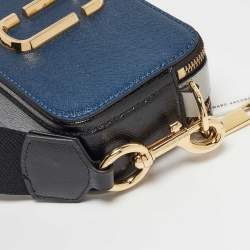 Marc Jacobs Tri Color Leather Snapshot Camera Crossbody Bag