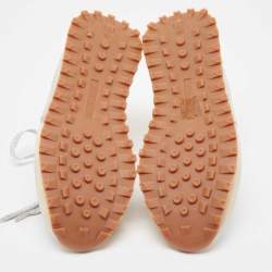 Pre Owned Marc Jacobs Two Tone Suede and Leather Lace Up  Sneakers Size 36