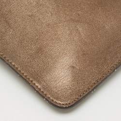 Marc Jacobs Bronze/Pink Leather Tablet Case